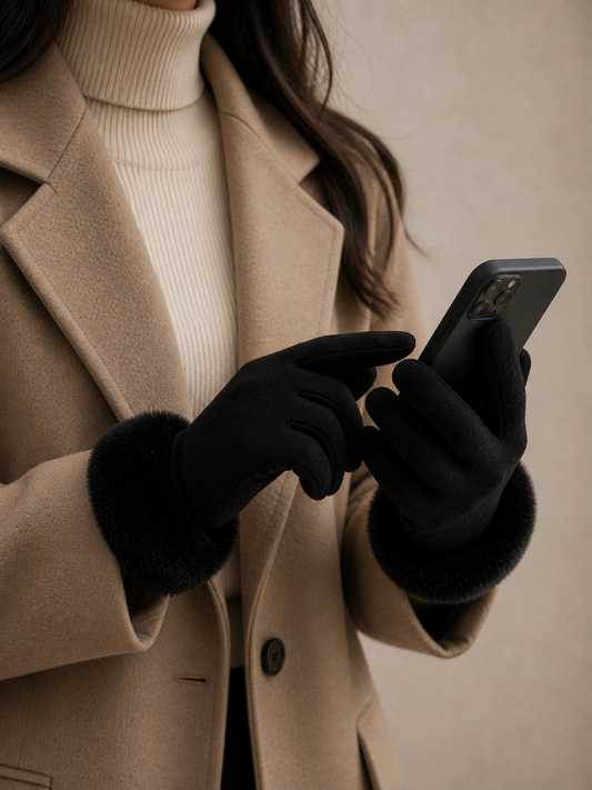 Smart and Stylish Fleece Gloves